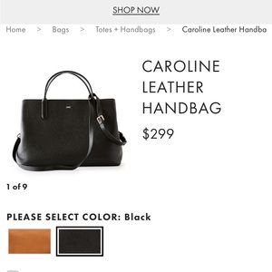 Caroline leather handbag